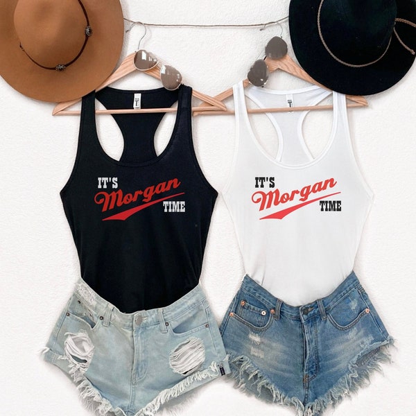 It's Morgan Time Tank Top, Morgan Wallen Tank Top, Women's Morgan Wallen Shirt, Morgan Wallen Racerback Tank Top, Country Music Shirt