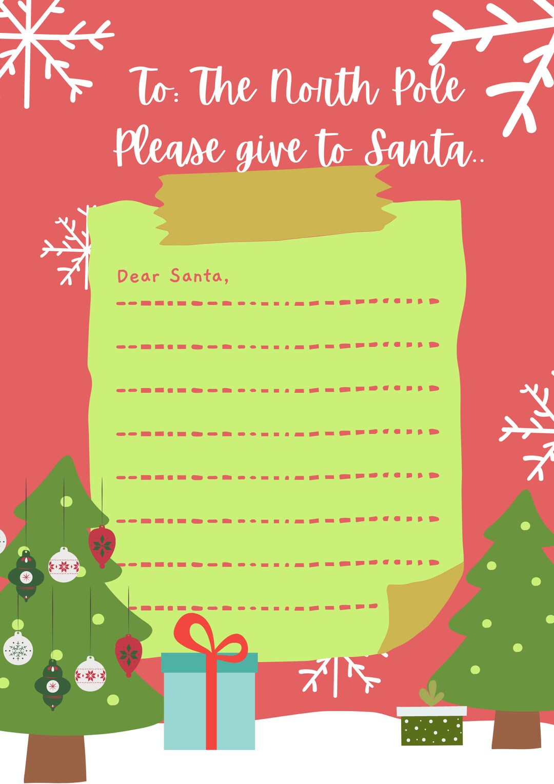 Christmas Wish List 2022 Etsy