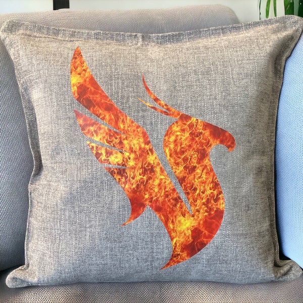 Illenium “On Fire” Throw Pillow Cover, decorative pillow, accent pillow, home decor