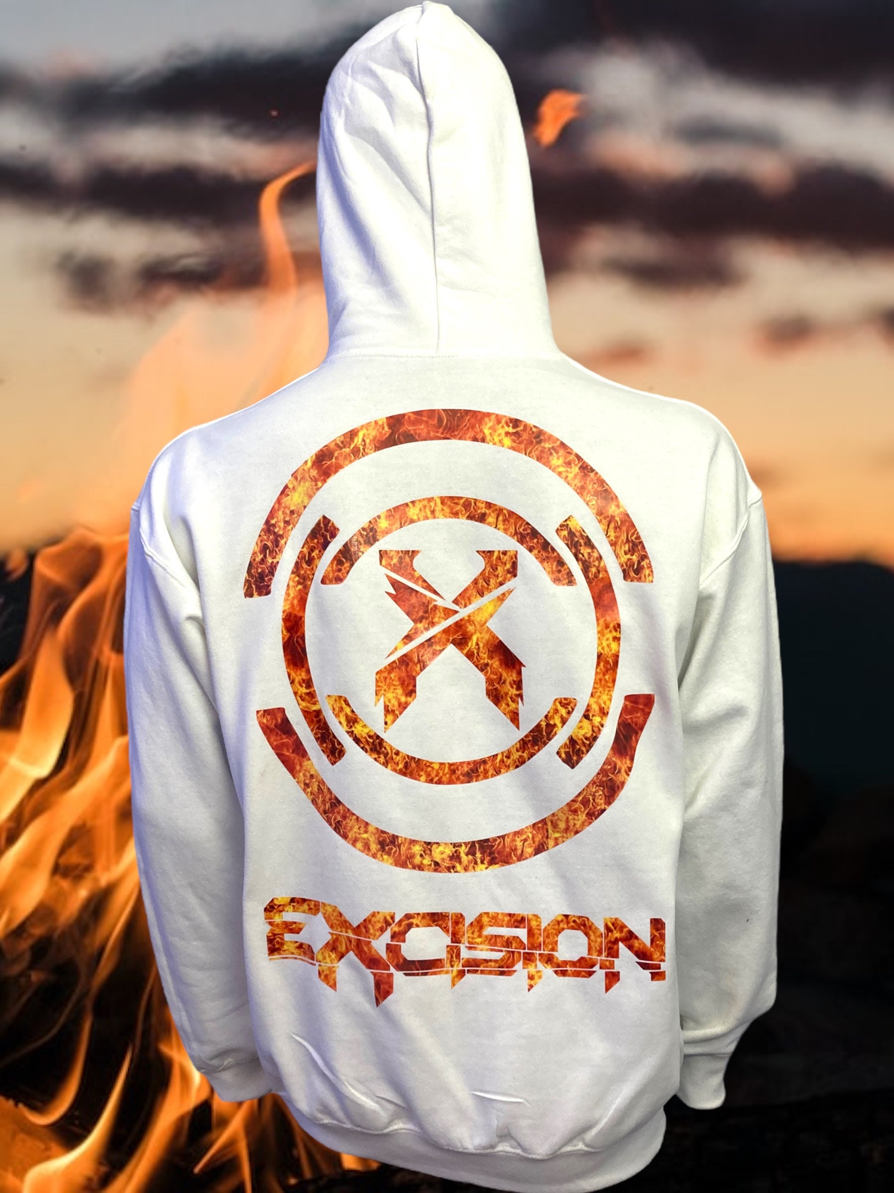 Excision 'Sliced' Logo All-Over Spectrum Reflective Zip Up Jacket