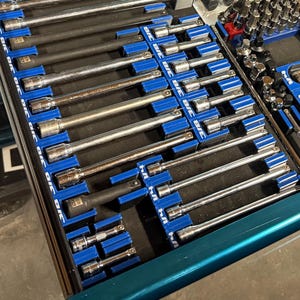 Rallonge magnétique pour douilles (1/4 po. 3/8 po. 1/2 po.) | Tiroir de rangement modulaire pour boîte à outils