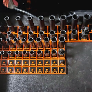 Organizadores de enchufes modulares y magnéticos (1/4", 3/8", 1/2")