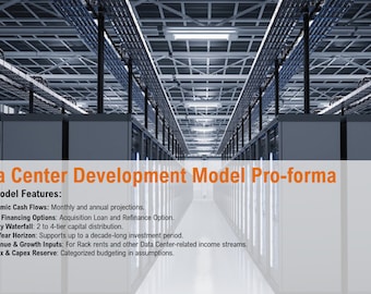 Data Center (Co-Location) Development Model Pro-forma