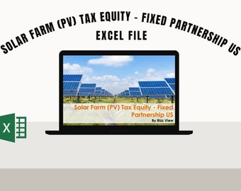 Solar Farm PV Tax Equity Fixed Partnership US