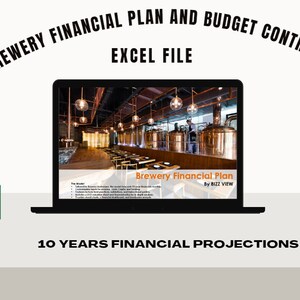 Brewery financial model and Budget Control - Excel File
