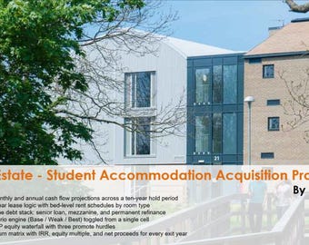 Real Estate - Student Accommodation Acquisition Pro-forma