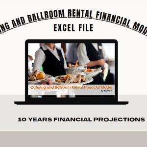 Catering and Ballroom Rental Financial Model - Excel File