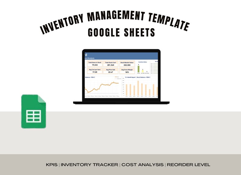 Design Text Inventory Management Inventory Management Template | Inventory Tracker | Inventory Profit ...