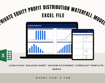 Private Equity Profit Distribution Waterfall Model