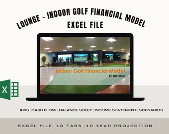 lounge - Indoor Golf Financial Model | bowling alleys | miniature golf, bars | lounges
