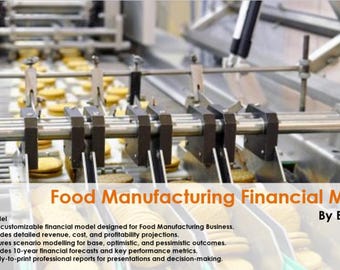 Food Manufacturing Financial Model