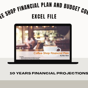 Coffee Shop Financial Plan and Budget Control - Excel File