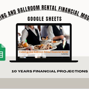 Catering and Ballroom Rental Financial Model - Google Sheets
