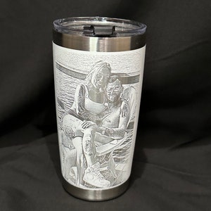 Personalized Tumbler, 20 OZ Tumbler, Custom Tumbler, Stainless Steel Mug, Laser Engraved Tumbler, Travel Mug, Insulated.