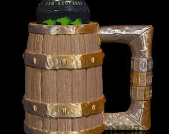 Medieval Beer Stein Can Holder