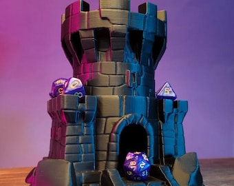 3D Printed Fantasy Dice Tower Collection - Choose Your Style