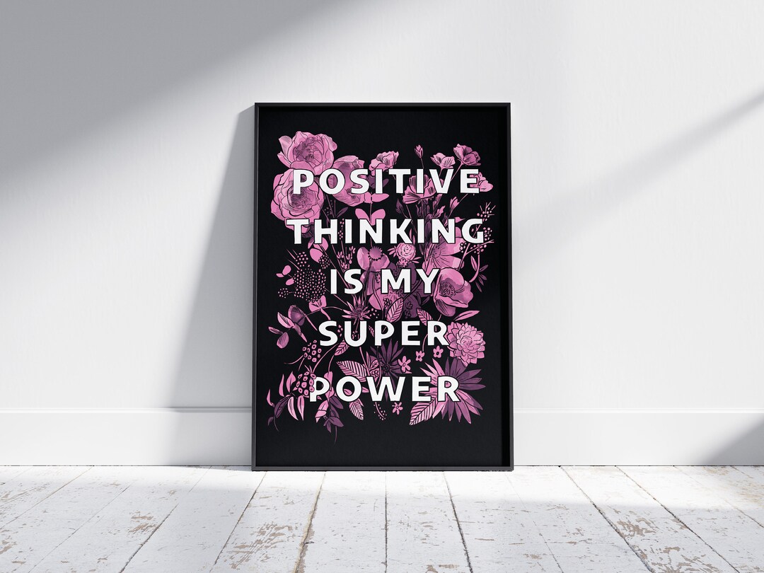 Positive Affirmation Wall Art - Etsy