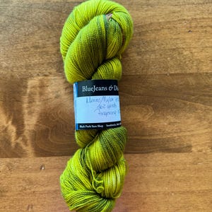 Garn Destash - Blue Jeans und Diamanten | Fingering Gewicht