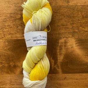 Yarn Destash - Garage Dyeworks Auto Sock | Daffodils & Dandelions, Fingering Weight