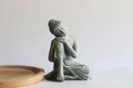 Mini Sandstone Resting Buddha Statue: Zen Garden Decor Mini Resting Buddha Statue | Buddha Sandstone Sculpture | Tiny Zen Garden Statue product logo