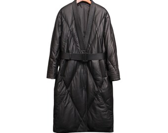 Chaqueta acolchada estilo kimono