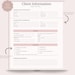 CLIENT INFORMATION Sheet | Real Estate Client Form | Real Estate Agent ...