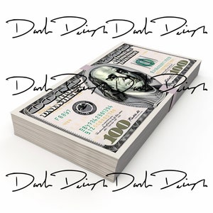 MONEY PNG, STACK of Money, 100 Dollar Bill Png, Money Clipart, Trending Png, Digital Download Pintable Money Background Cash Clipart Png