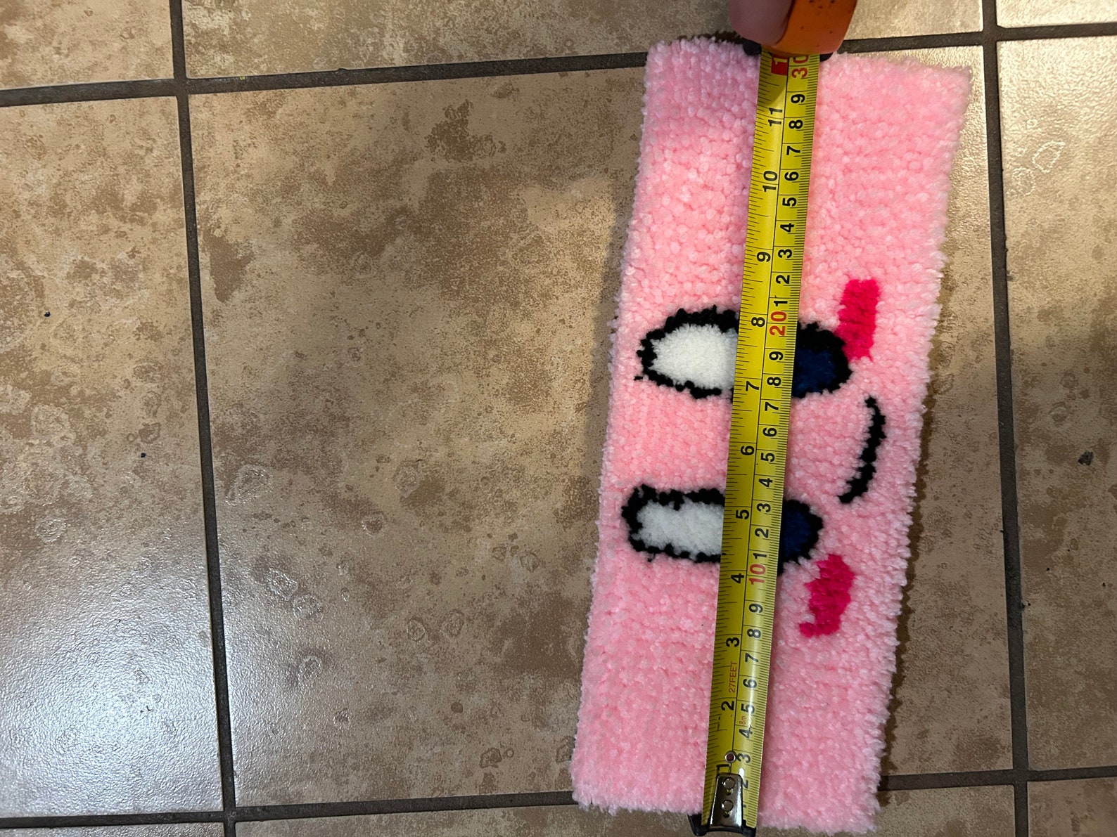 Tufted Keyboard Wrist Rest Rug 100 Percent Handmade Etsy