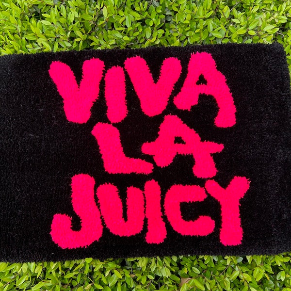 Tufted VIVA LA JUICY rug 100% handmade