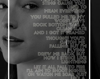 Bow & Arrow - Lyric Poster