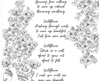 Wildflower Lyric Poster - Digital Download