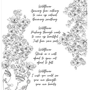 Wildflower Lyric Poster - Digital Download