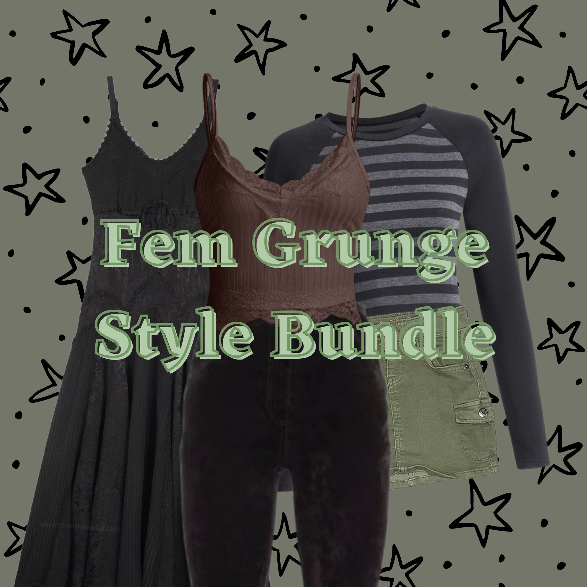 Fairy Grunge Clothing Bundle 