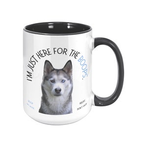 Husky | Boop the Nose | Adopt Don&#39;t Shop | 15 oz Mug | Dishwasher Safe | Microwave Safe