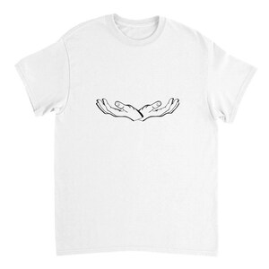 Hands Up - T-shirt girocollo unisex pesante