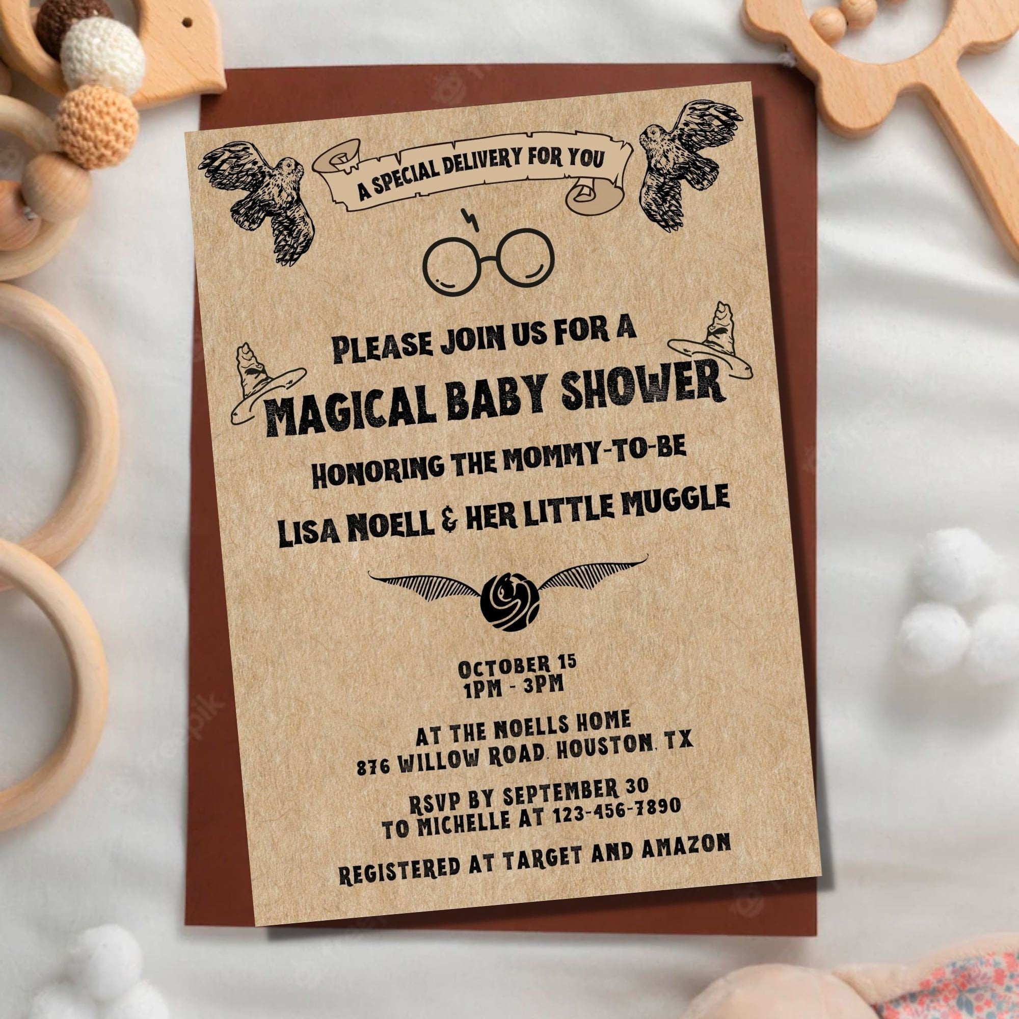 Harry Potter Baby Shower Invitation Template Editable Baby Shower Template Themed Baby Shower Invitation Template Harry