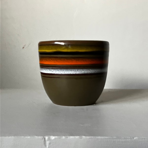 Rosenthal Netter For Bitossi Pottery Vase Mid Century Modern Vessel Made in Italy