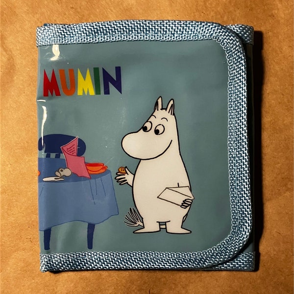 MUMIN Wallet Vintage Plastic Wallet Moomin Characters Swedish Fast Food MAX.