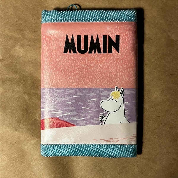 MUMIN Wallet Vintage Plastic Wallet Moomin Characters Swedish Fast Food MAX.