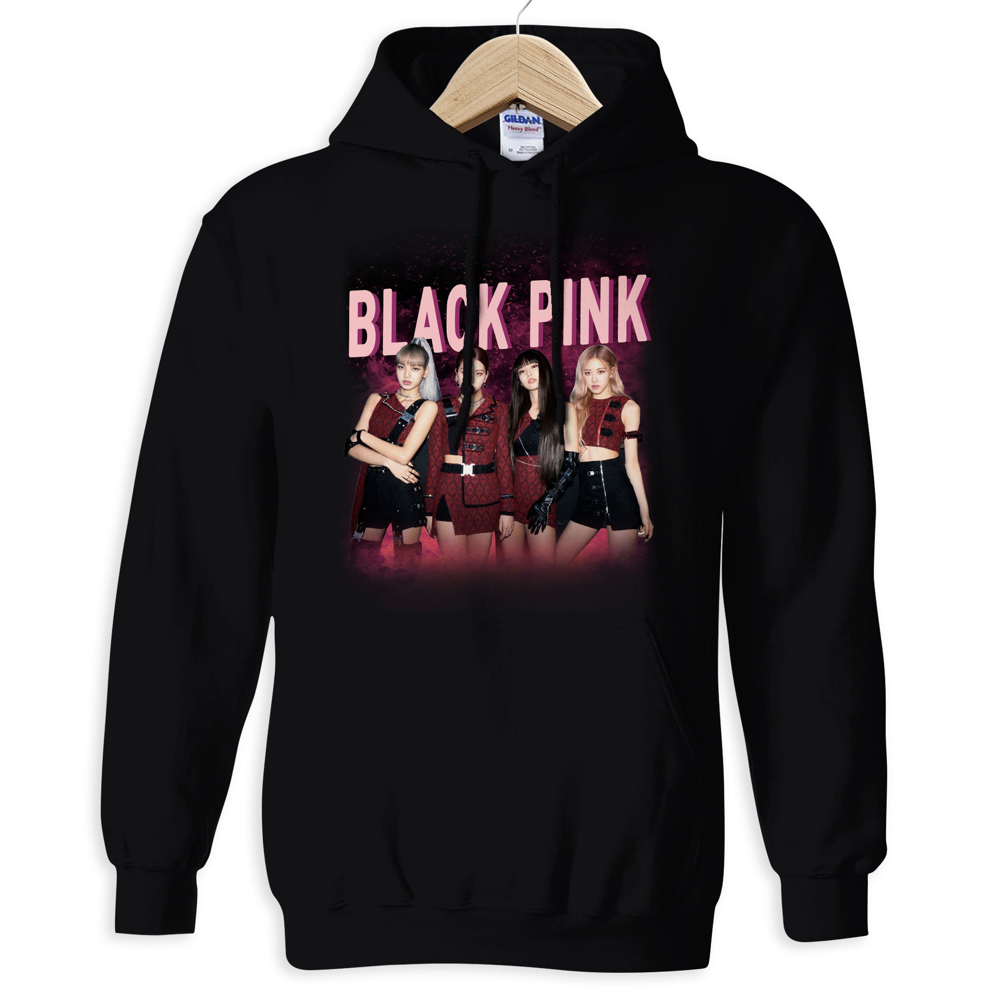 Discover Felpa Con Cappuccio BlackPink Kill This Love jennie rose lisa jisoo Uomo Donna Unisex