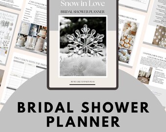 Snow in Love Bridal Shower Planner | Step by Step Guide