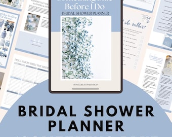 Something Blue Before I Do Bridal Shower Planner | Step by Step Guide