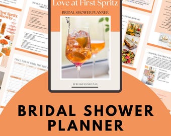 Love at First Spritz Bridal Shower Planner | Step by Step Guide