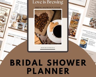 Love is Brewing Bridal Shower Planner | Step by Step Guide