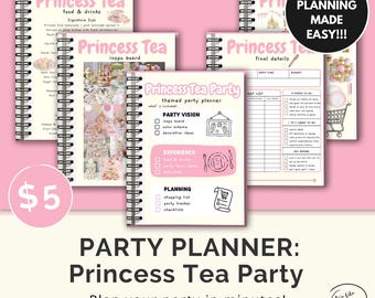 Princess Tea Party Planner | Instant Download (PDF) | Party Guide