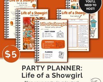 Life of a Showgirl Party Planner | Instant Download (PDF) | Party Guide