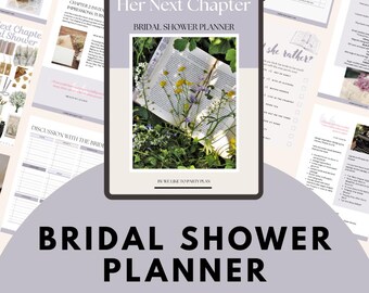 Her Next Chapter Bridal Shower Planner | Step by Step Guide