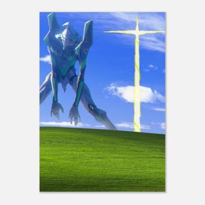 Póster de papel brillante para pantalla de inicio de Windows de Neon Genesis Evangelion Eva-01/ Póster de arte de pared de anime y manga de Shinji Ikari de Neon Genesis Evangelion