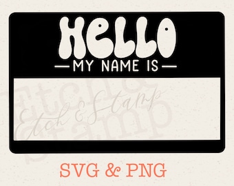 Hallo mein Name ist svg | Namensschild Svg | Hello Svg | Baby Svg | Niedliche Schneidemaschine Dateien | Neugeborenen Svg | Baby Body Svg Png | Svg Dateien
