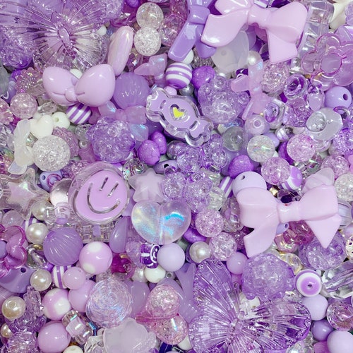 Pink Bead Soupbead Mixbeads Diy Kit Make Your Own Jewllery Etsy